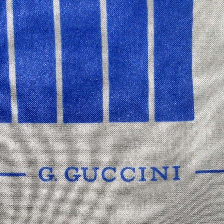 G. Guccini Designer Silk Scarf