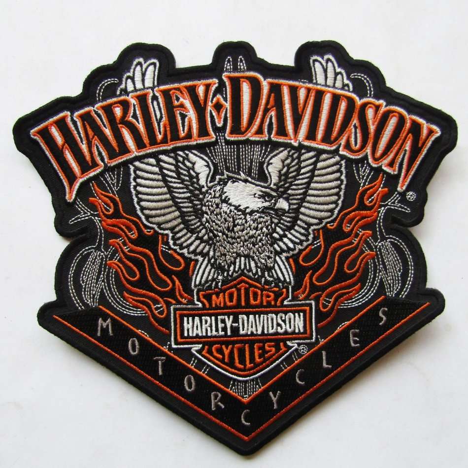 Large Harley Davidson Motorcycles Patch Badge
