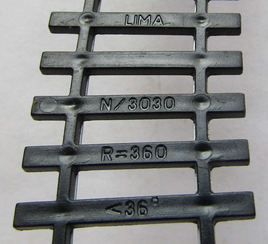 Lot of 9 Lima Train Tracks