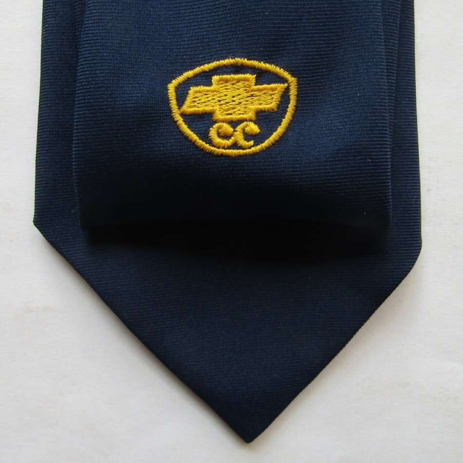 Old Chevy Car Club Neck Tie