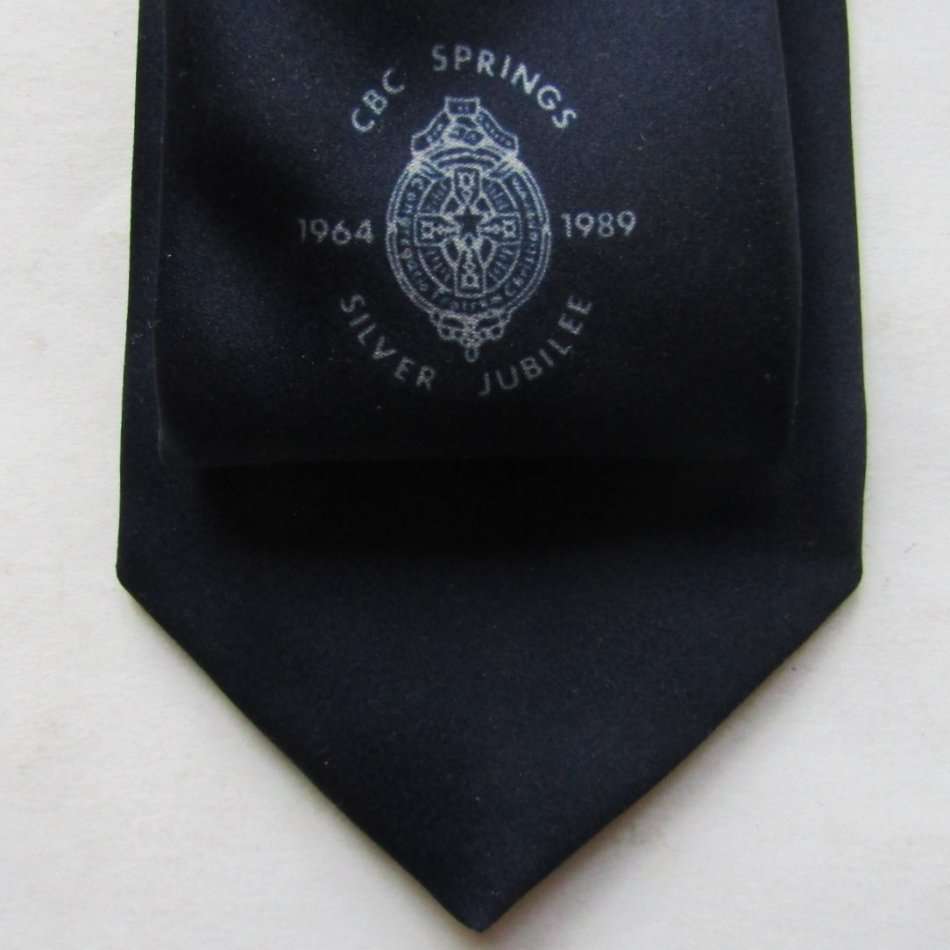 1989 CBC Springs Silver Jubilee Neck Tie