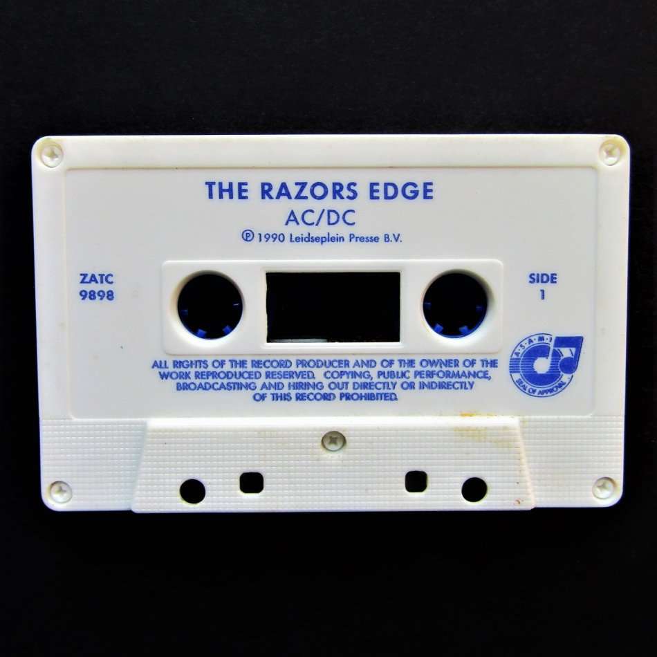 AC/DC - The Razors Edge - Cassette Tape (1990)