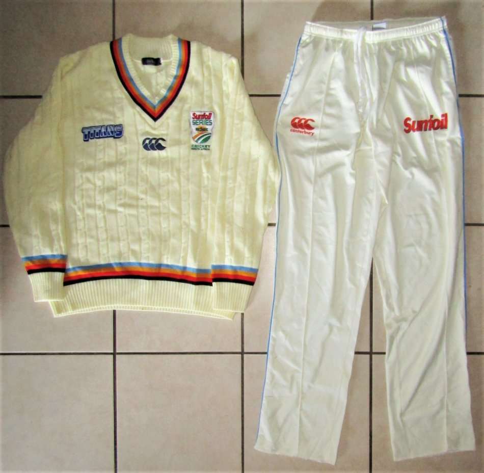 Titans Sunfoil Series Players Cricket Jersey and Trousers