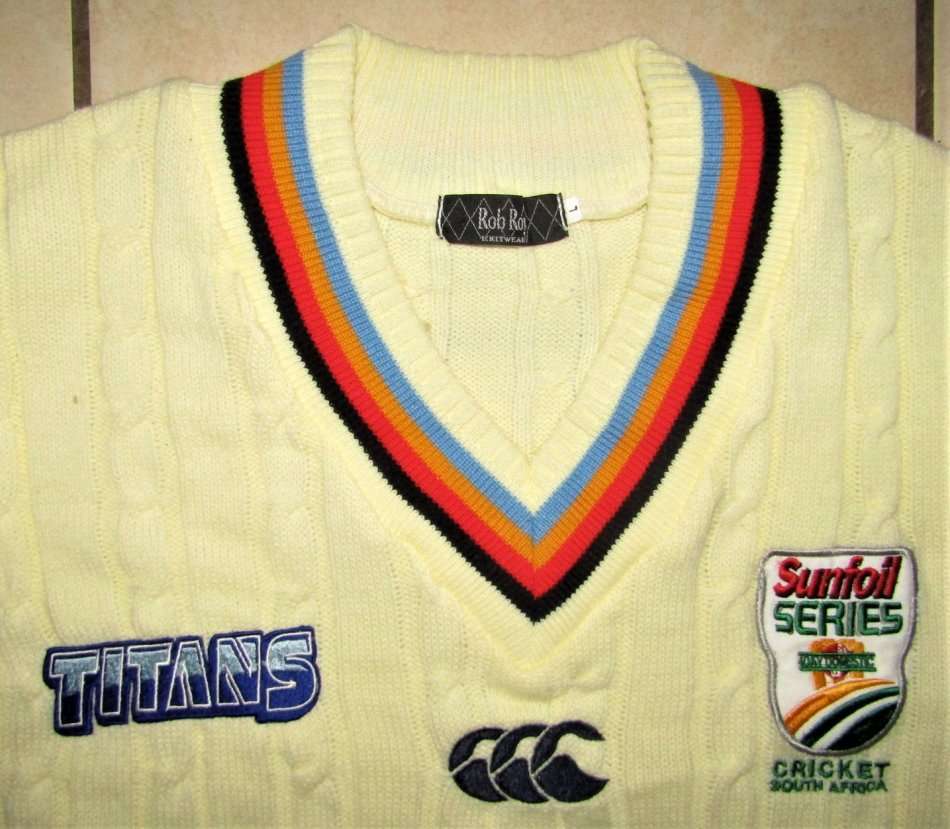 Titans Sunfoil Series Players Cricket Jersey and Trousers