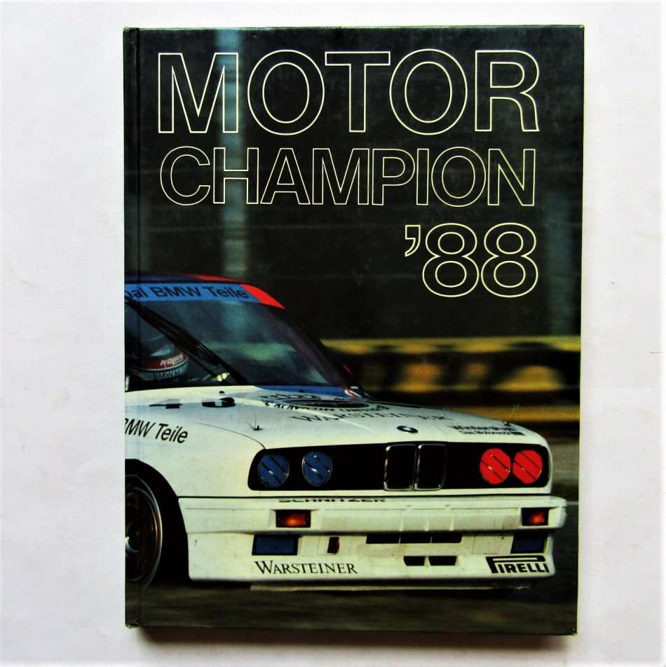 1988 Motor Champion Hardcover Book