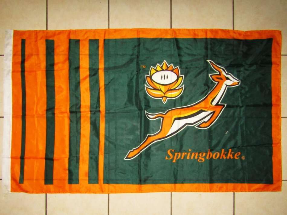 Large Springbokke Rugby Flag