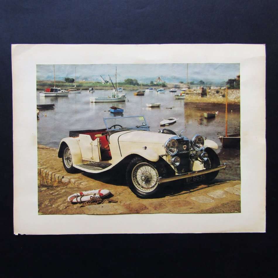 Vintage Automobile Poster