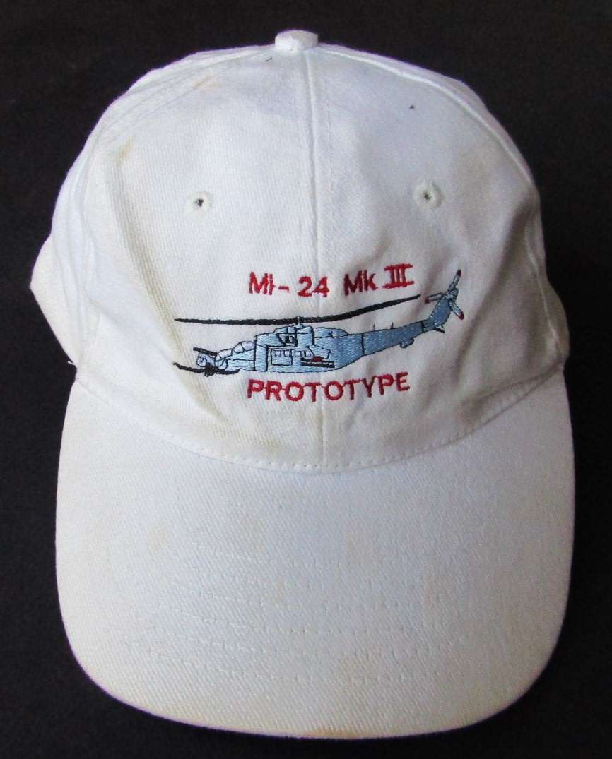 Old MI-24 Mk III Helicopter Cap
