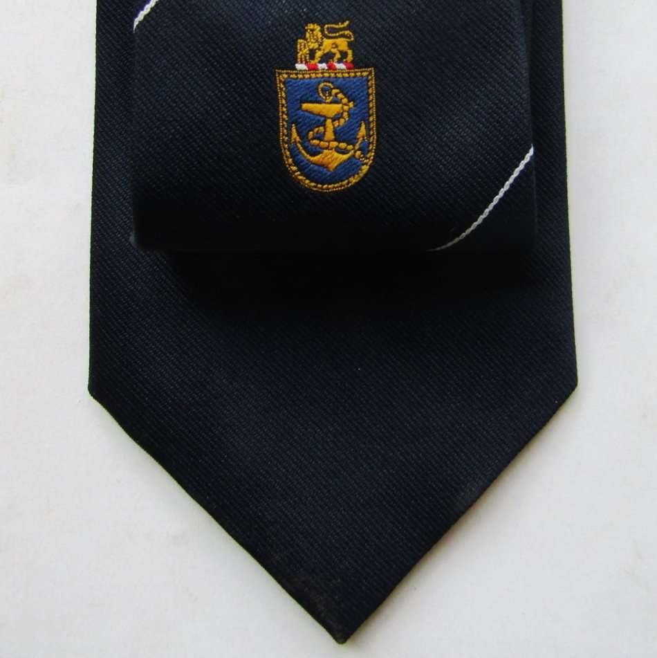 Old SA Navy Insignia Tie