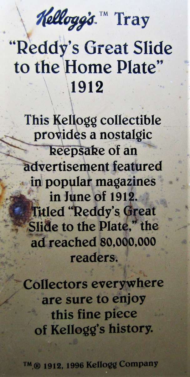 Kellogg`s Metal Tray from 1996