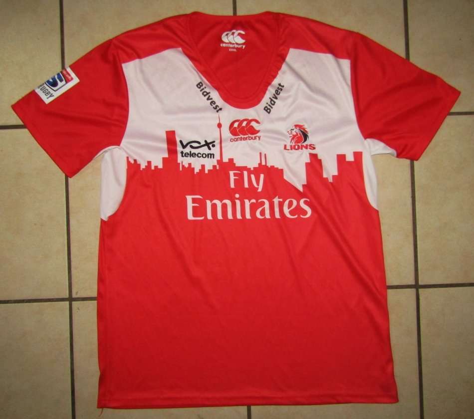 Old Emirates Lions Super Rugby Jersey