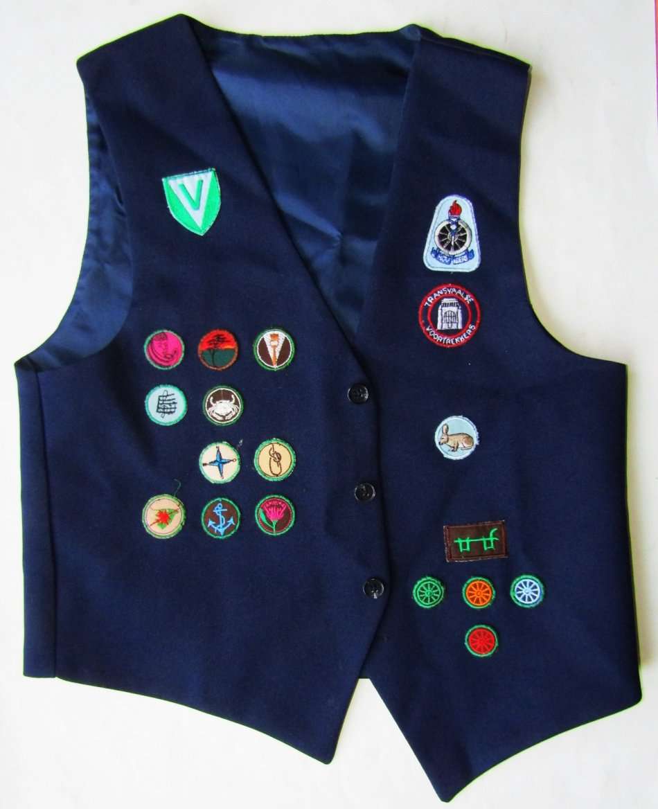 Old Transvaalse Voortrekkers Jacket with 19 Insignia Badges