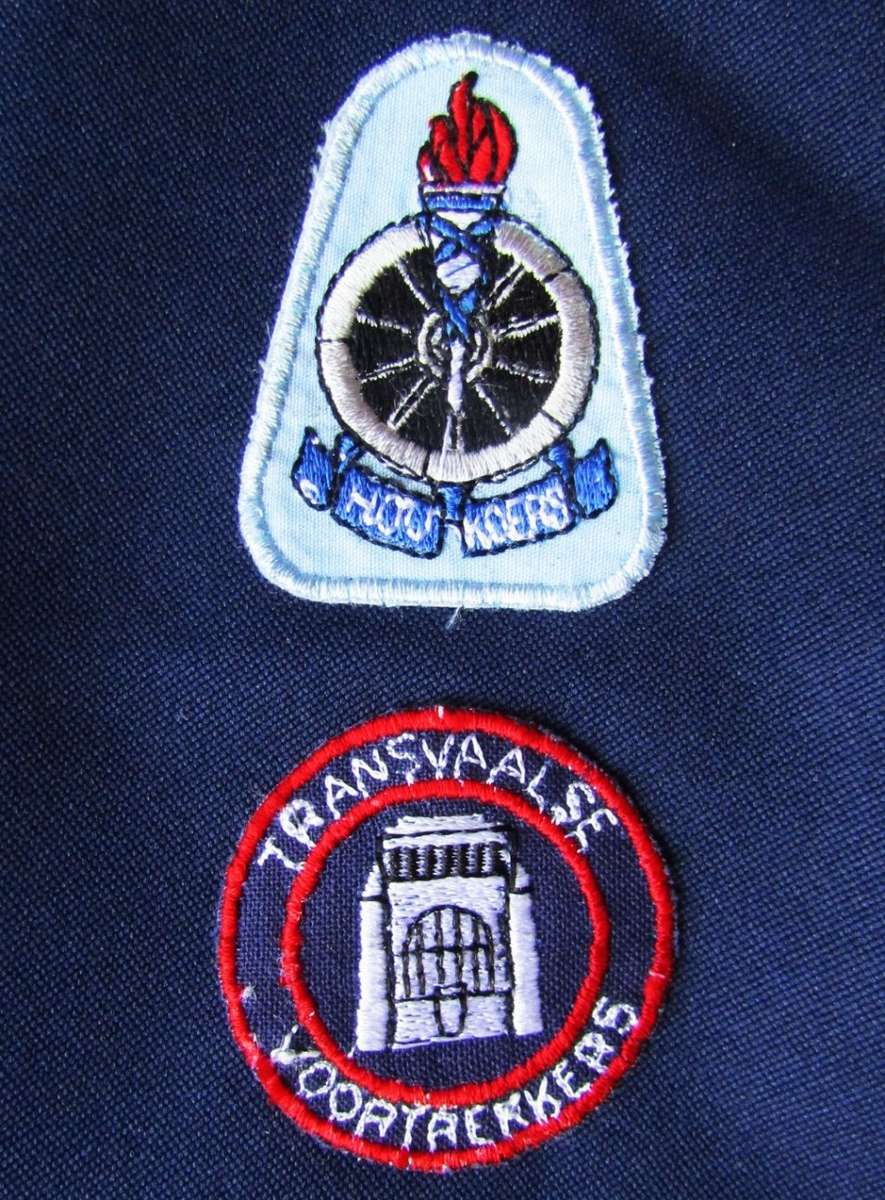 Old Transvaalse Voortrekkers Jacket with 19 Insignia Badges