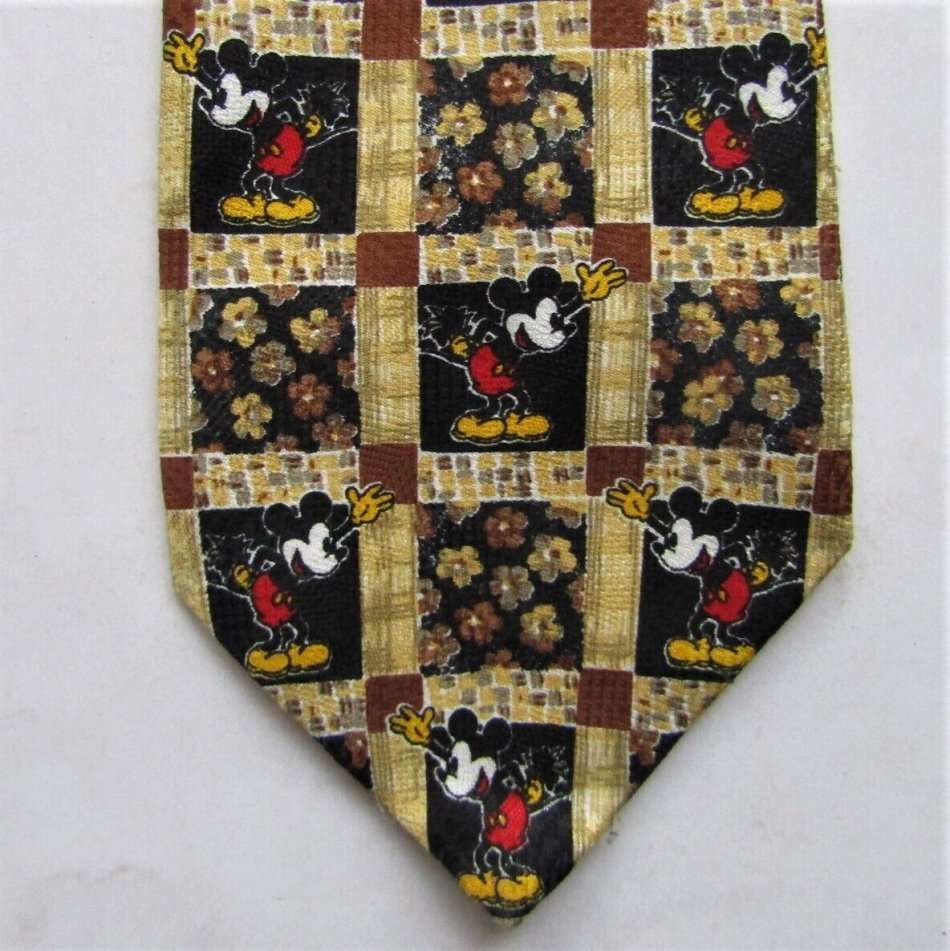 Old Disney Mickey Mouse Cartoon Neck Tie