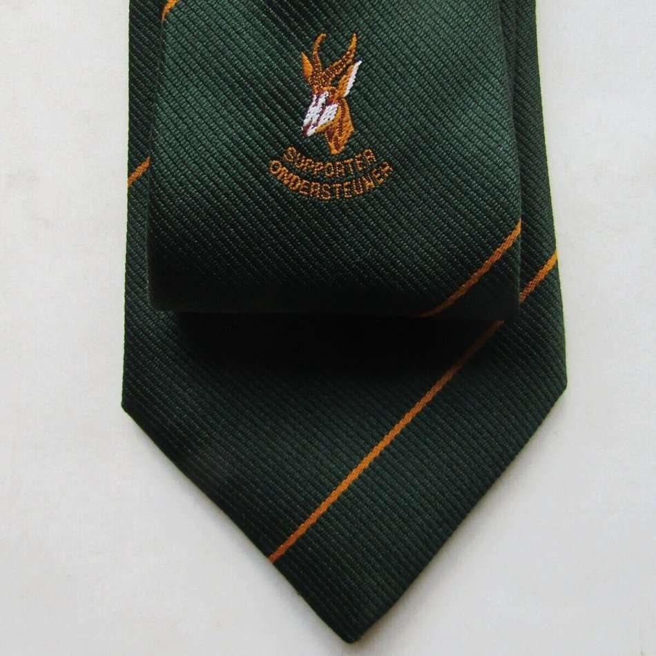 Old Springbok Rugby Supporter Neck Tie