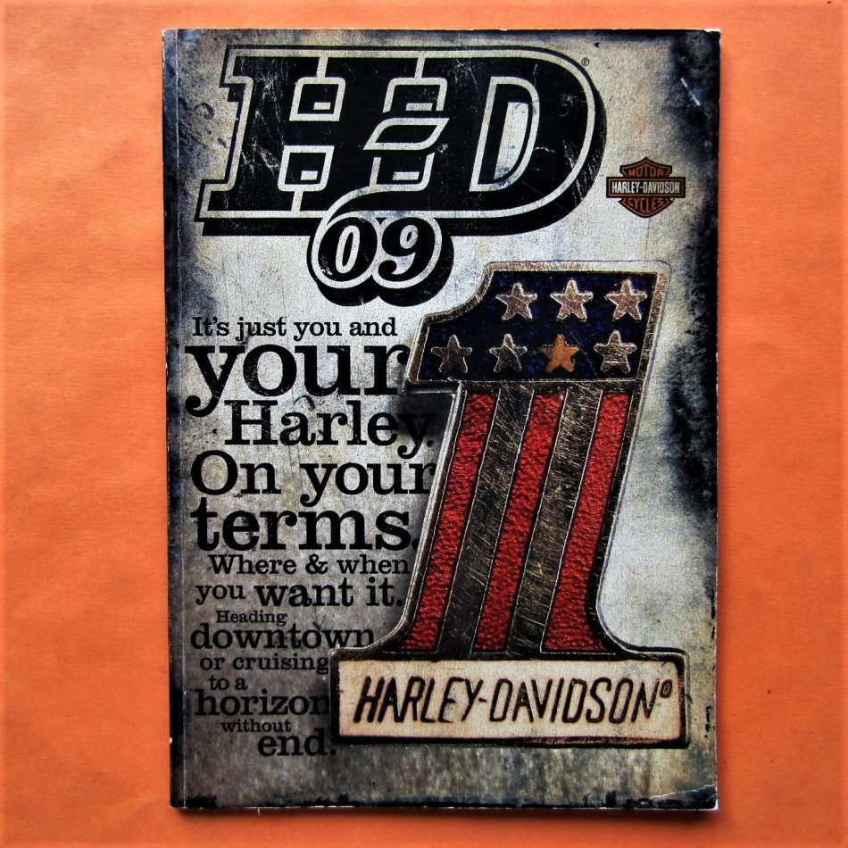 2009 Harley Davidson Motorcycles Brochure Book