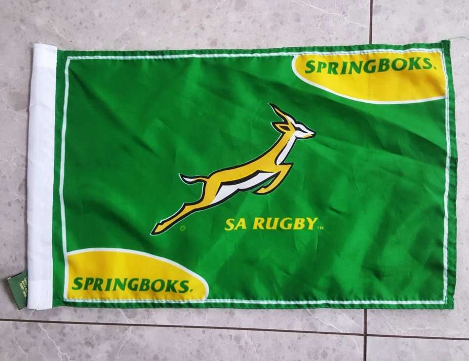 SA Springbok Rugby Flag
