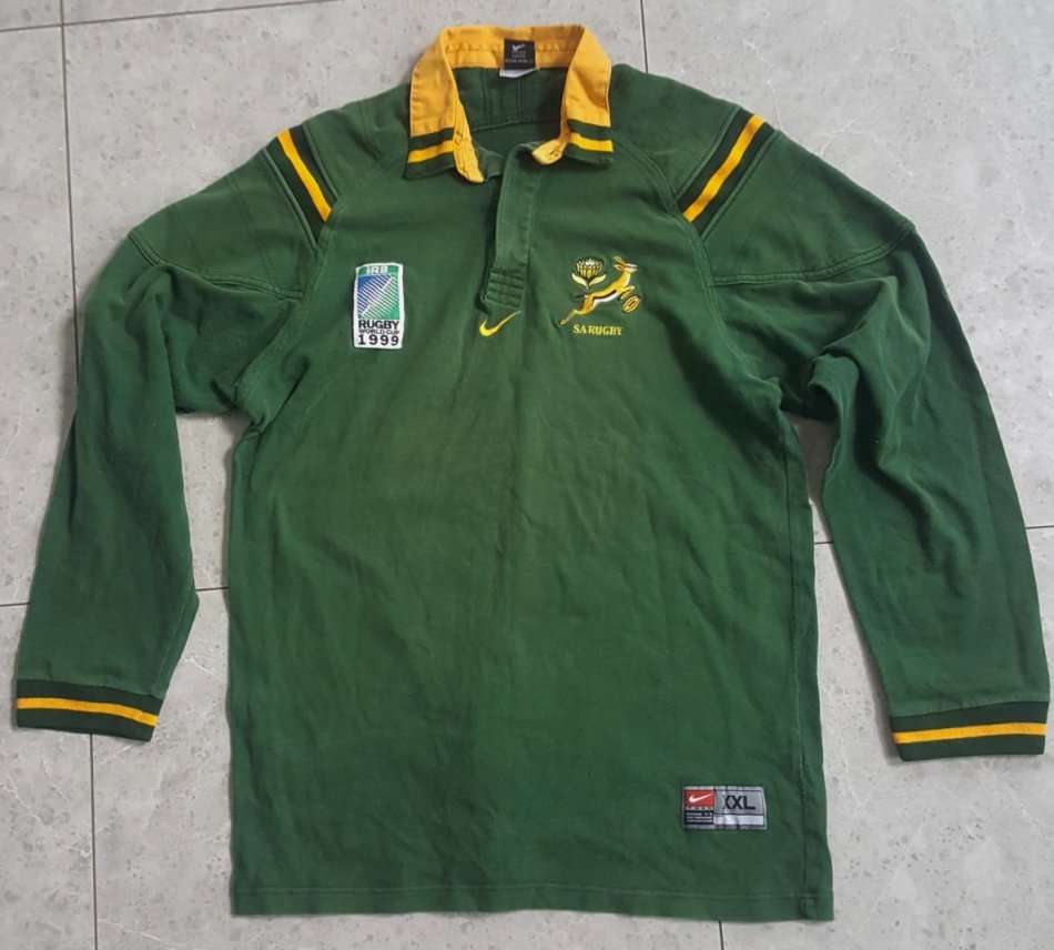 1999 World Cup Nike Springbok Rugby Jersey