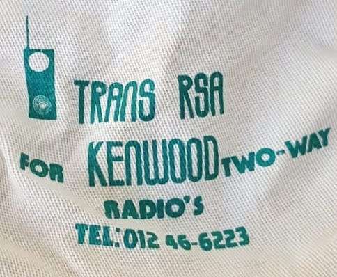 Old Trans RSA Kenwood Two-Way Radios Cap