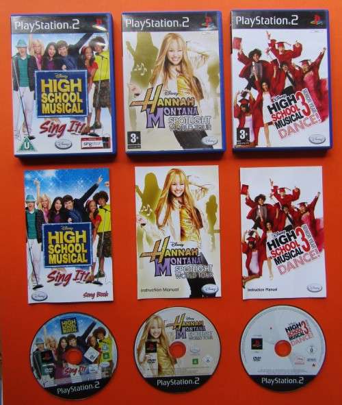 Lot of 3 Disney PS2 Games