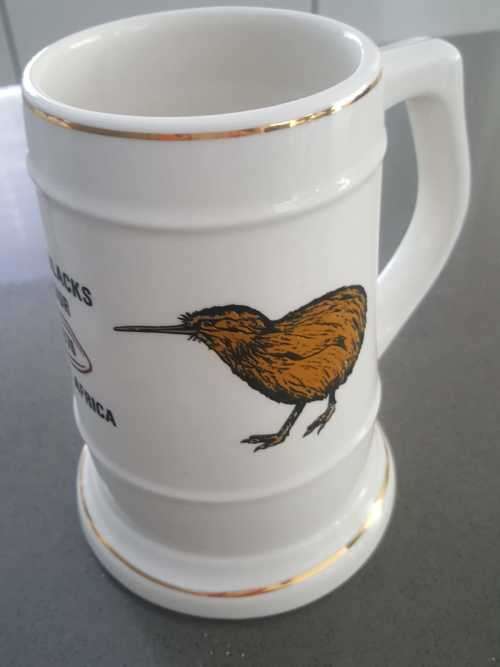 1976 All Blacks Rugby Tour to South Africa Beer Mug
