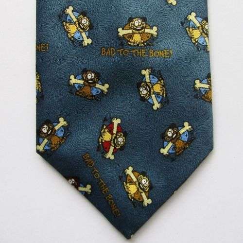 Bad to the Bone Cartoon Neck Tie