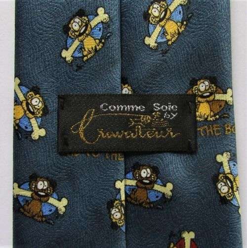 Bad to the Bone Cartoon Neck Tie