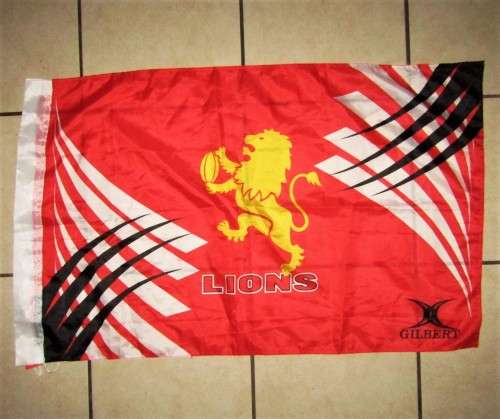 Gilbert Lions Rugby Flag