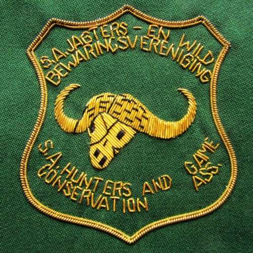 Old SA Hunters and Game Conservation Ass. Cloth Badge