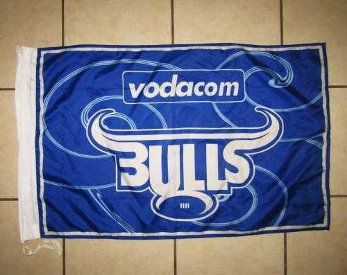 Old Vodacom Bulls Super 12 Rugby Flag