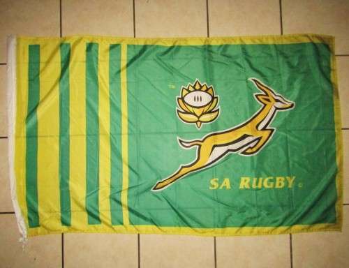 Large SA Springbok Rugby Flag
