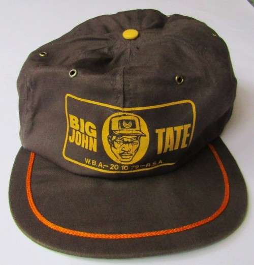1979 Big John Tate in South Africa Boxing Cap