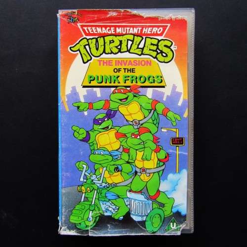 1990 Teenage Mutant Ninja Turtles VHS Video Tape