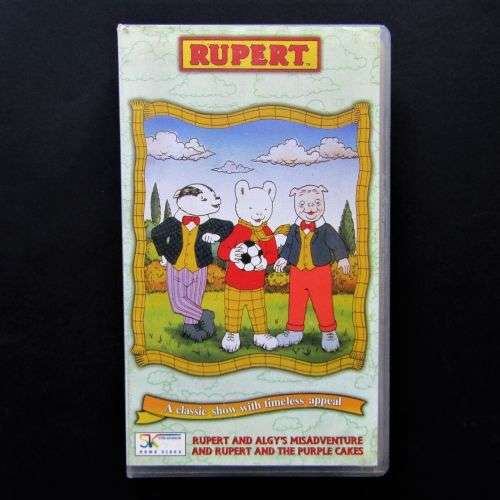 Rupert Cartoon - VHS Tape (1999)