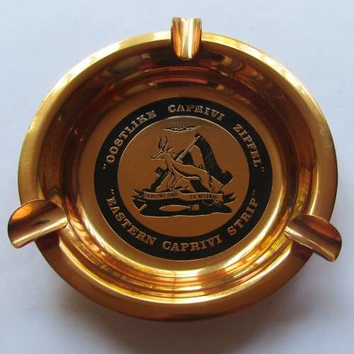 SADF Border War Eastern Caprivi Strip Copper Ashtray