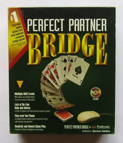 Perfect Partner Bridge - Big Box PC Game (1995)