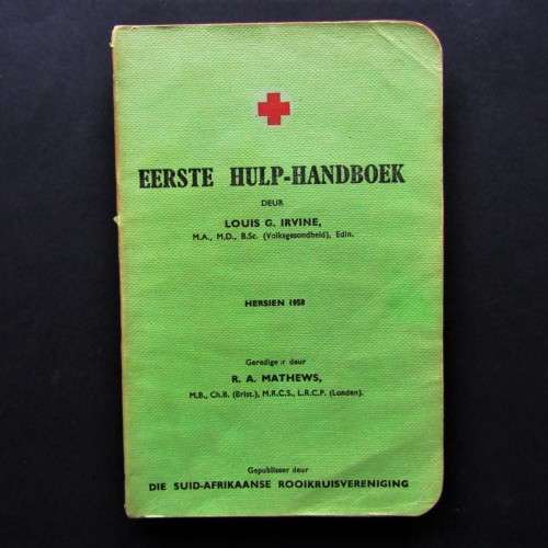 1958 SA Rooikruis Eerste Hulp Handboek