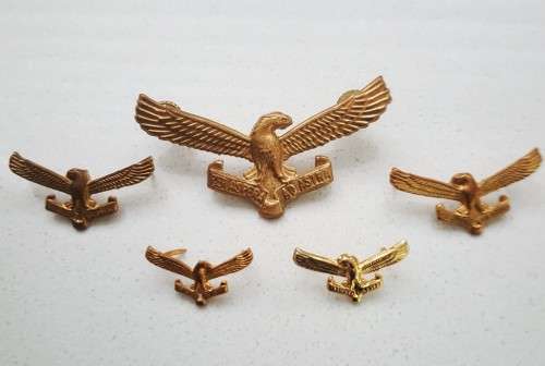 SAAF Cap, Collar and Mess Dress Badges