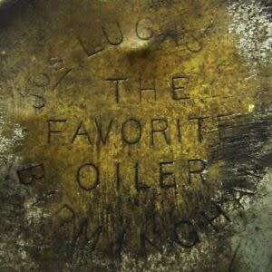 Vintage Jos Lucas Birmingham `The Favorite Oiler` Oil Can