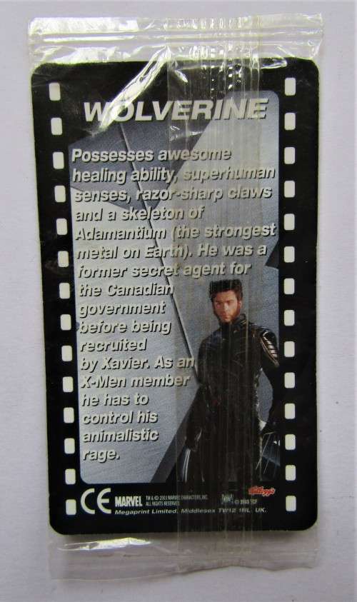 Kellogg`s Marvel X-Men 2 Wolverine Trading Card from 2003