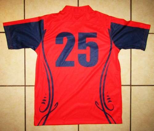 Old Valke Hoërskole Oos Number 25 Players Rugby Jersey