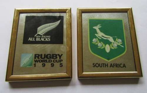 Set of 16 Rugby World Cup 1995 Team Plaques