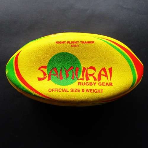 Samurai Night Flight Trainer Rugby Ball