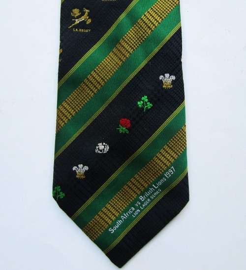 1997 Springboks vs British Lions Rugby Neck Tie
