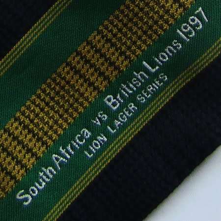 1997 Springboks vs British Lions Rugby Neck Tie