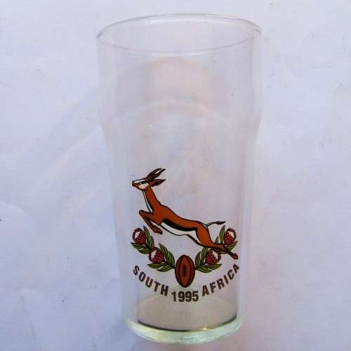 1995 Springbok Rugby Beer Glass