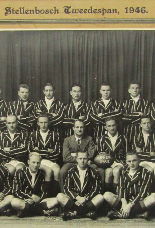 1946 Stellenbosch Rugby Team Photo