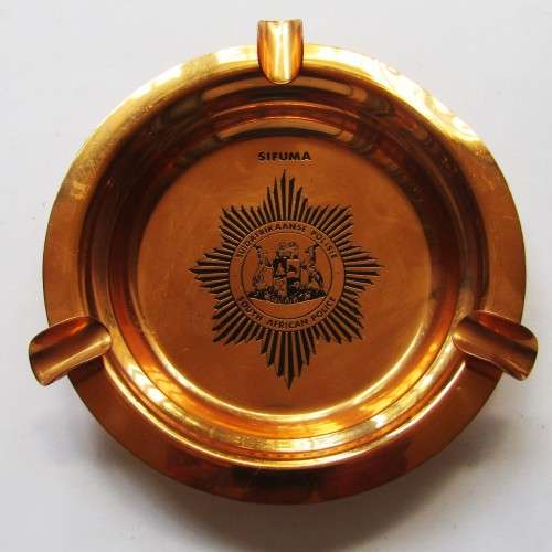 Old SA Police Sifuma Copper Ashtray
