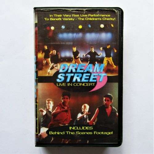 Dream Street - Live in Concert - Boy Band VHS Video Tape (1999)