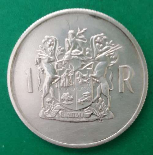 1969 RSA One Rand Silver Coin